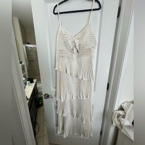 Abercrombie silk pleated dress